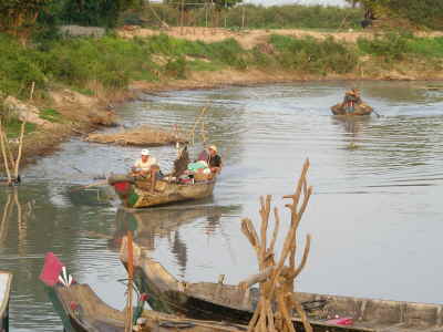 Anlegestelle im Fischerdorf