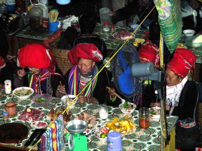 Wochenend-Markt in Sapa
