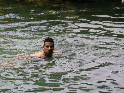 Khles Bad nach dem Abstieg von der Hhle