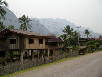 Dorf nahe Vang Vieng
